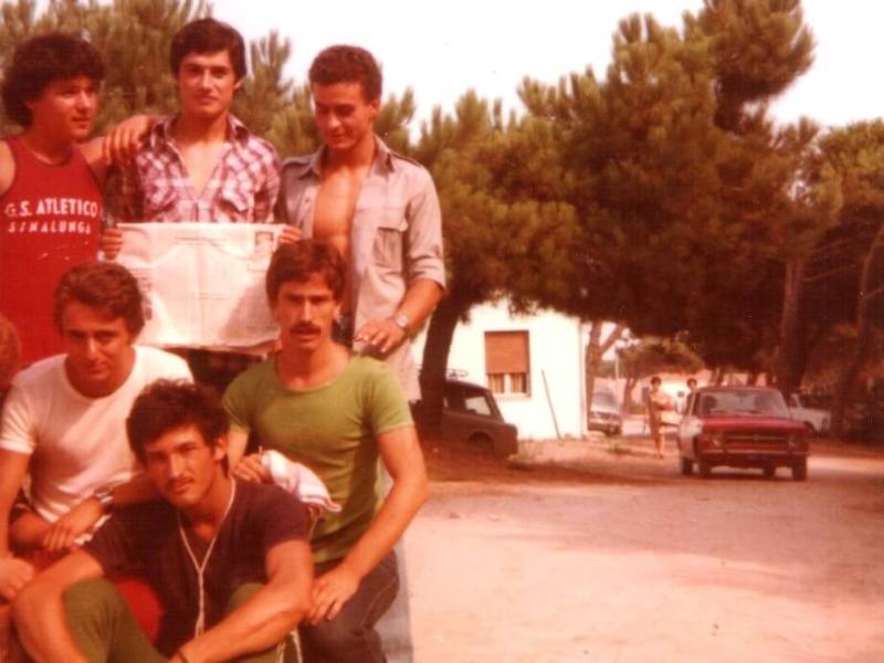 1974 Alcuni Amici al mare GS Atletico Sinalunga
