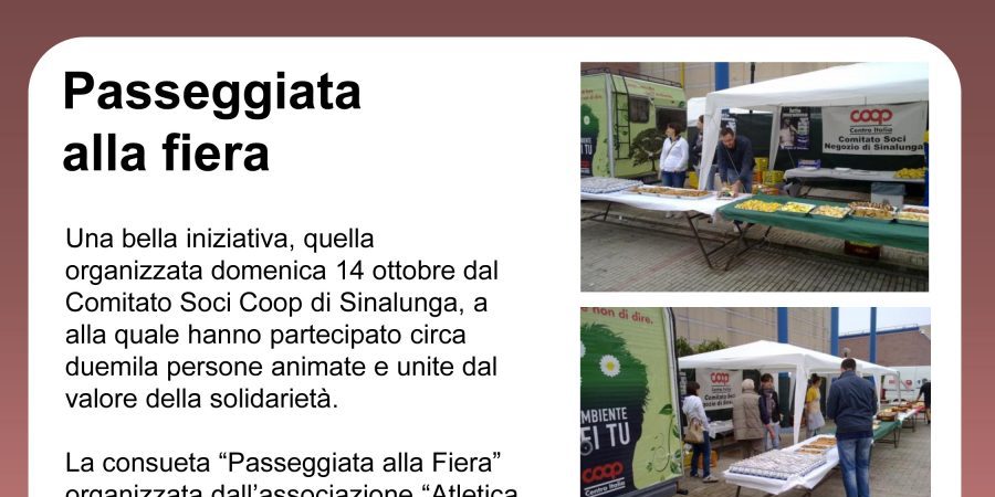 Noi di Coop - Report iniziativa Comitato Soci Sinalunga 5 Noi di Coop – Report iniziativa Comitato Soci Sinalunga
