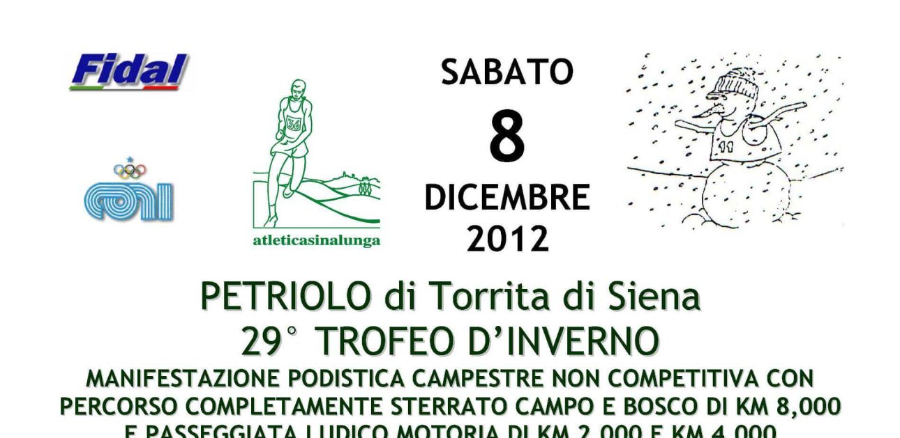 4° ECODAMAR e 29° TROFEO D’INVERNO A PETRIOLO