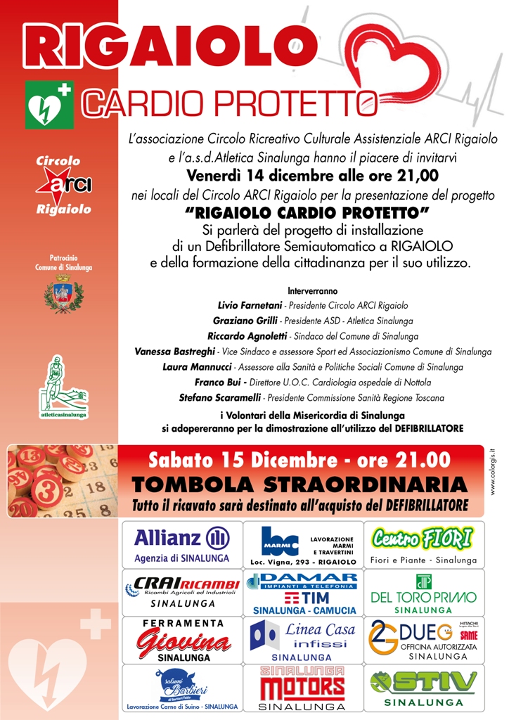 RIGAIOLO CARDIO PROTETTO Venerdì 14 Dicembre ore 21,00 2 c7208 new rigaiolo cardio