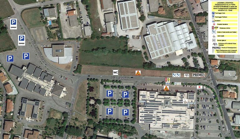 44à Passeggiata alla Fiera Modifiche Logistica