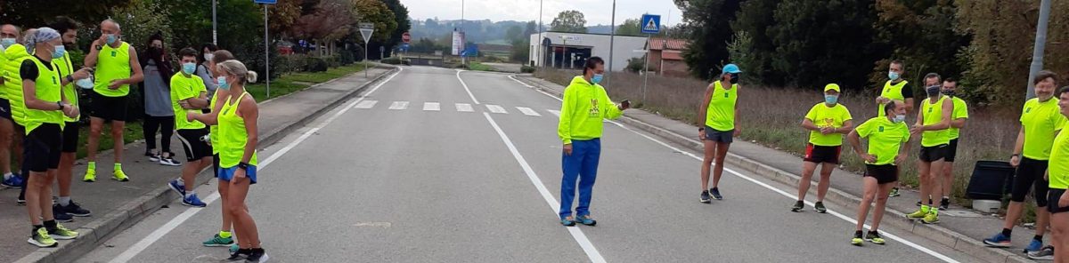 11 Ottobre 2020 Allenamento sul percorso della Passeggiata alla Fiera