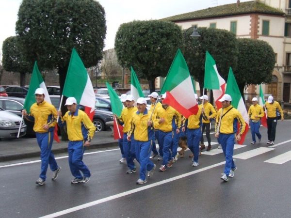 Staffetta 150° Anniversario della Repubblica Sinalunga 17/03/2011