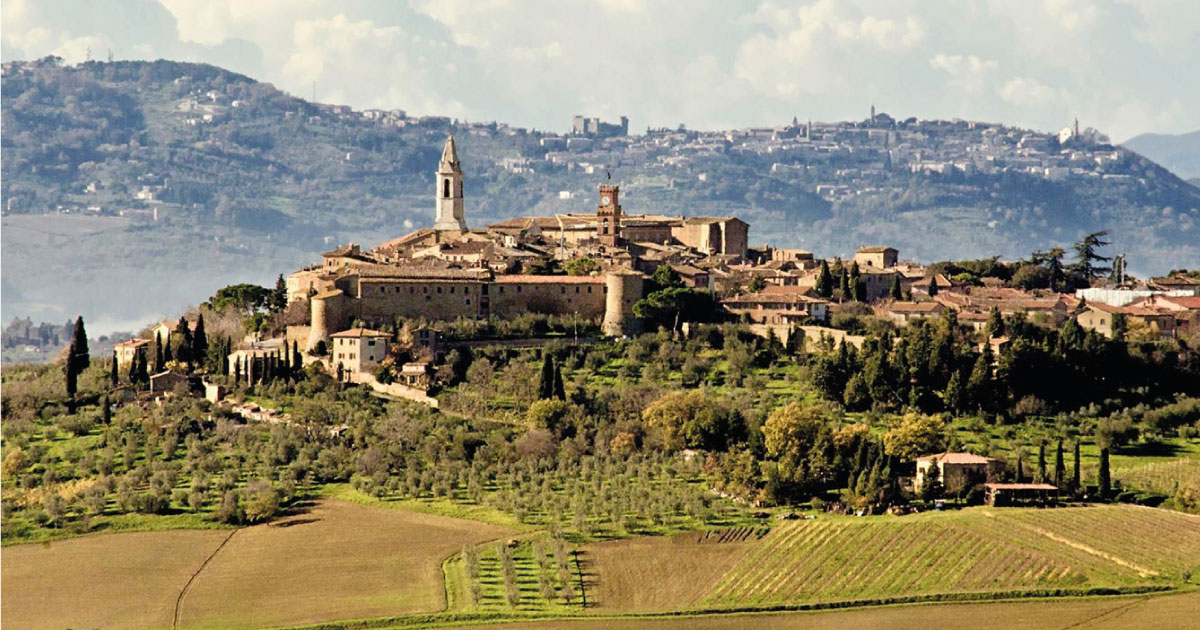 pienza panorama