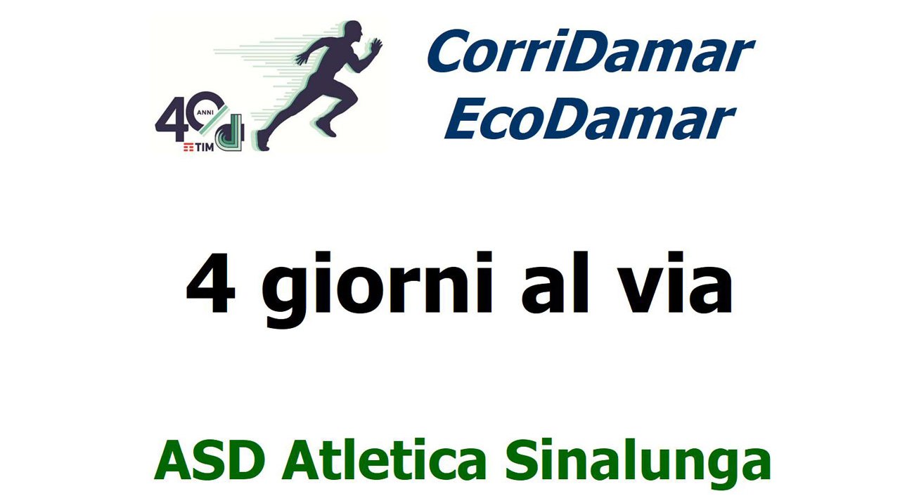 CorriDamar 2021-13a EcoDamar 4 giorni al via