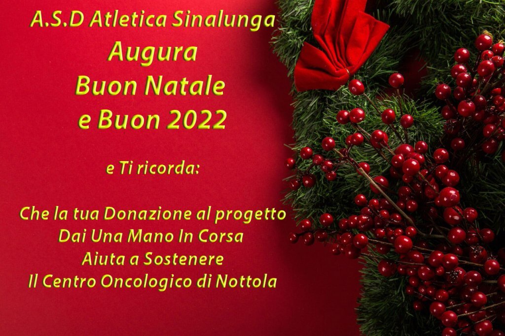 Auguri 2022DaiUnaManoInCorsa