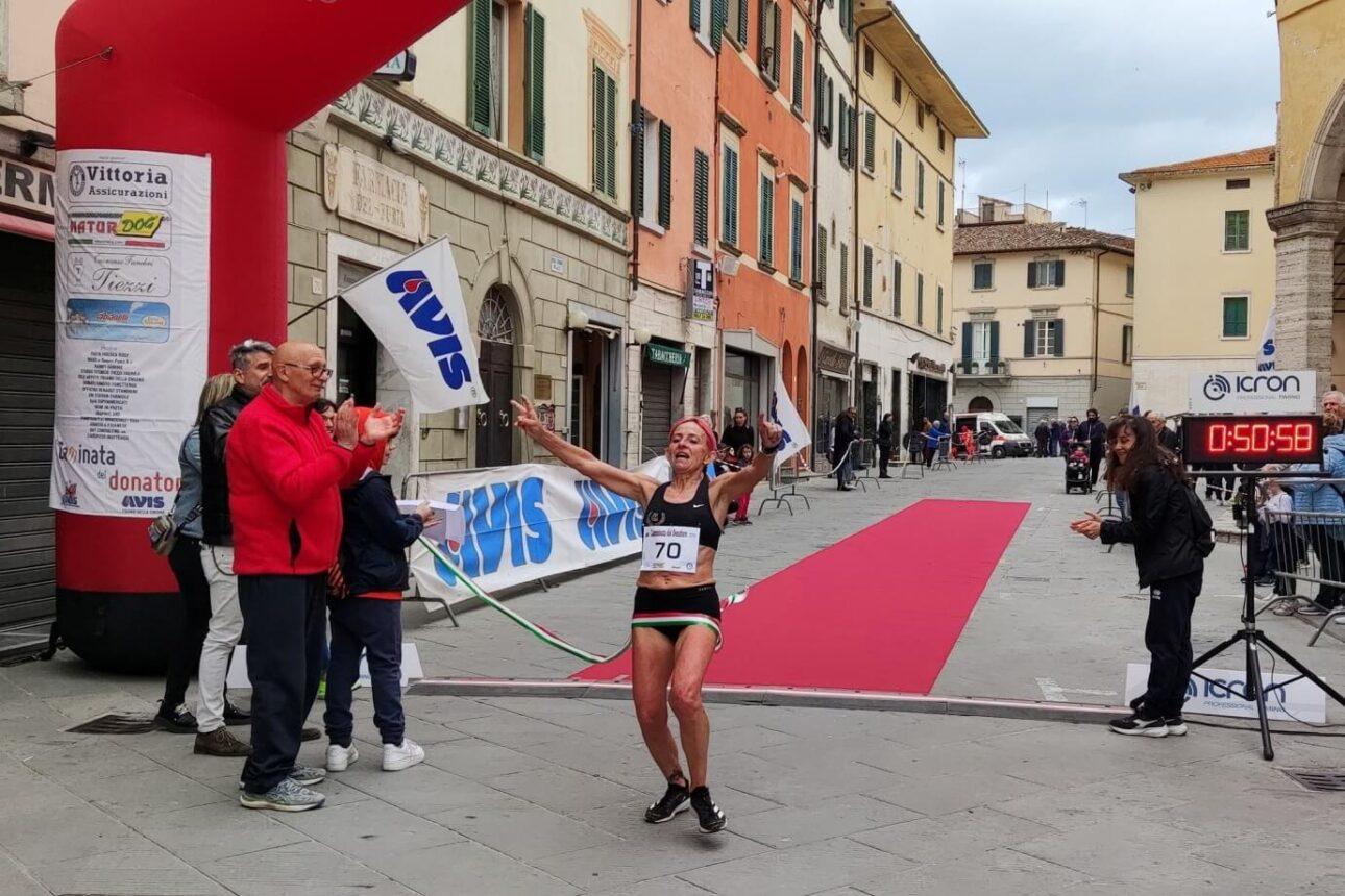 Caminata del donatore vincitrice