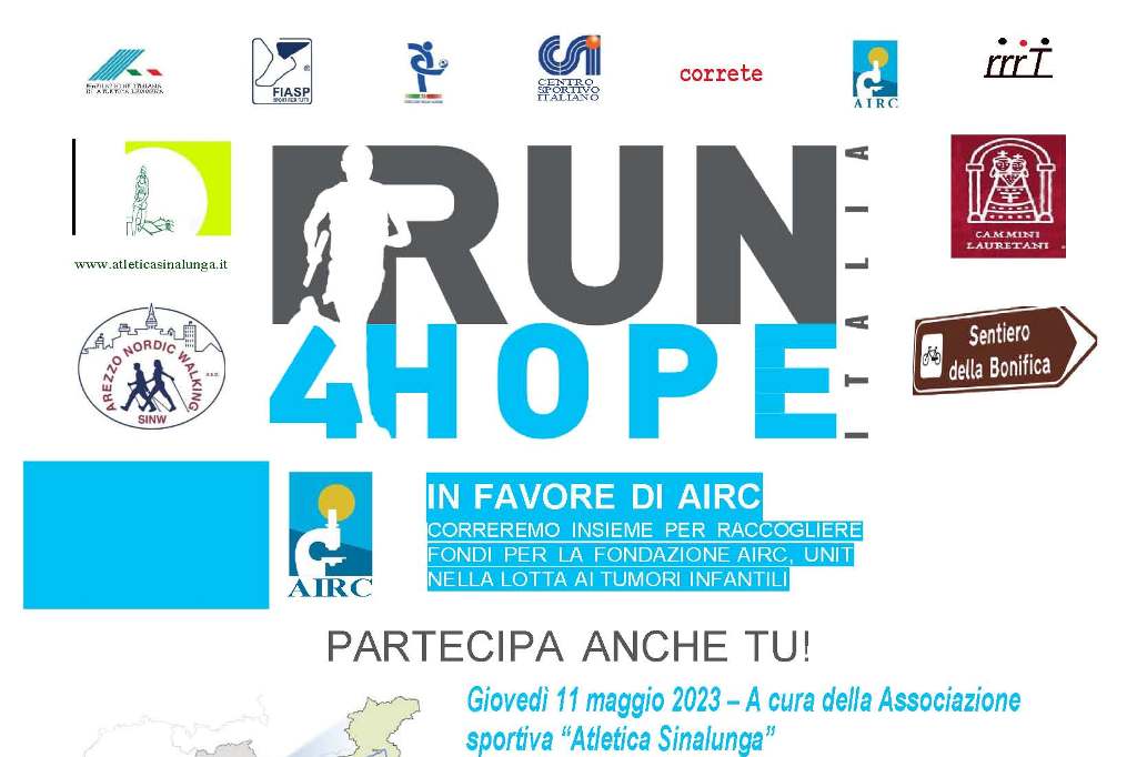 RUN4HOPE la Staffetta di solidarietà 2023